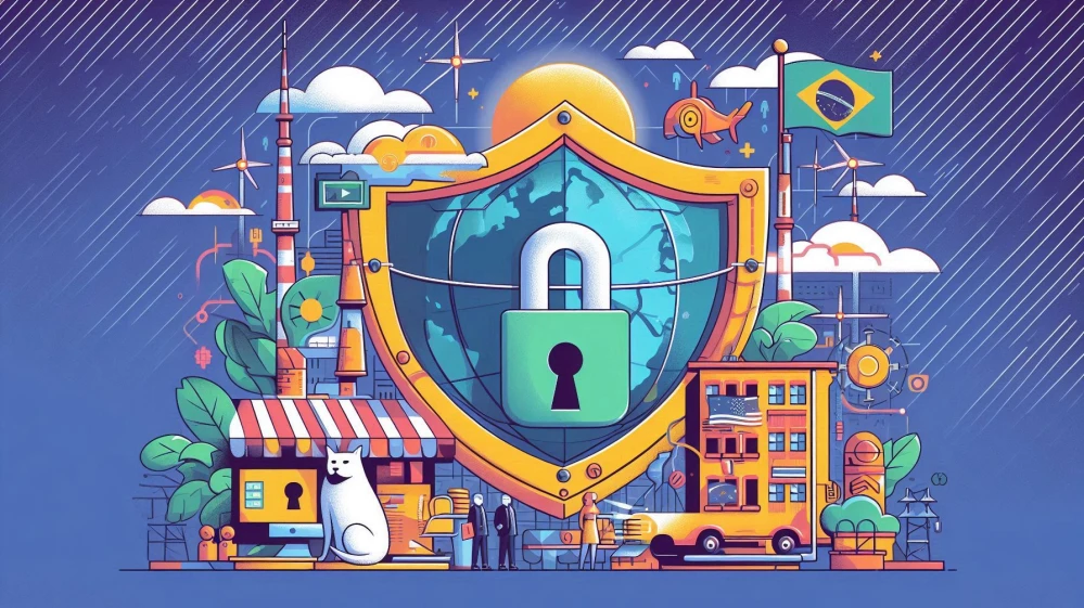 DALL E3 Microsoft Designer image vpn security cyber brasil