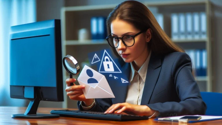 DALL E3 Microsoft Designer image bec-fraude-ceo-phishing